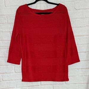 St. John's Bay Vibrant Red Top